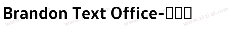 Brandon Text Office字体转换